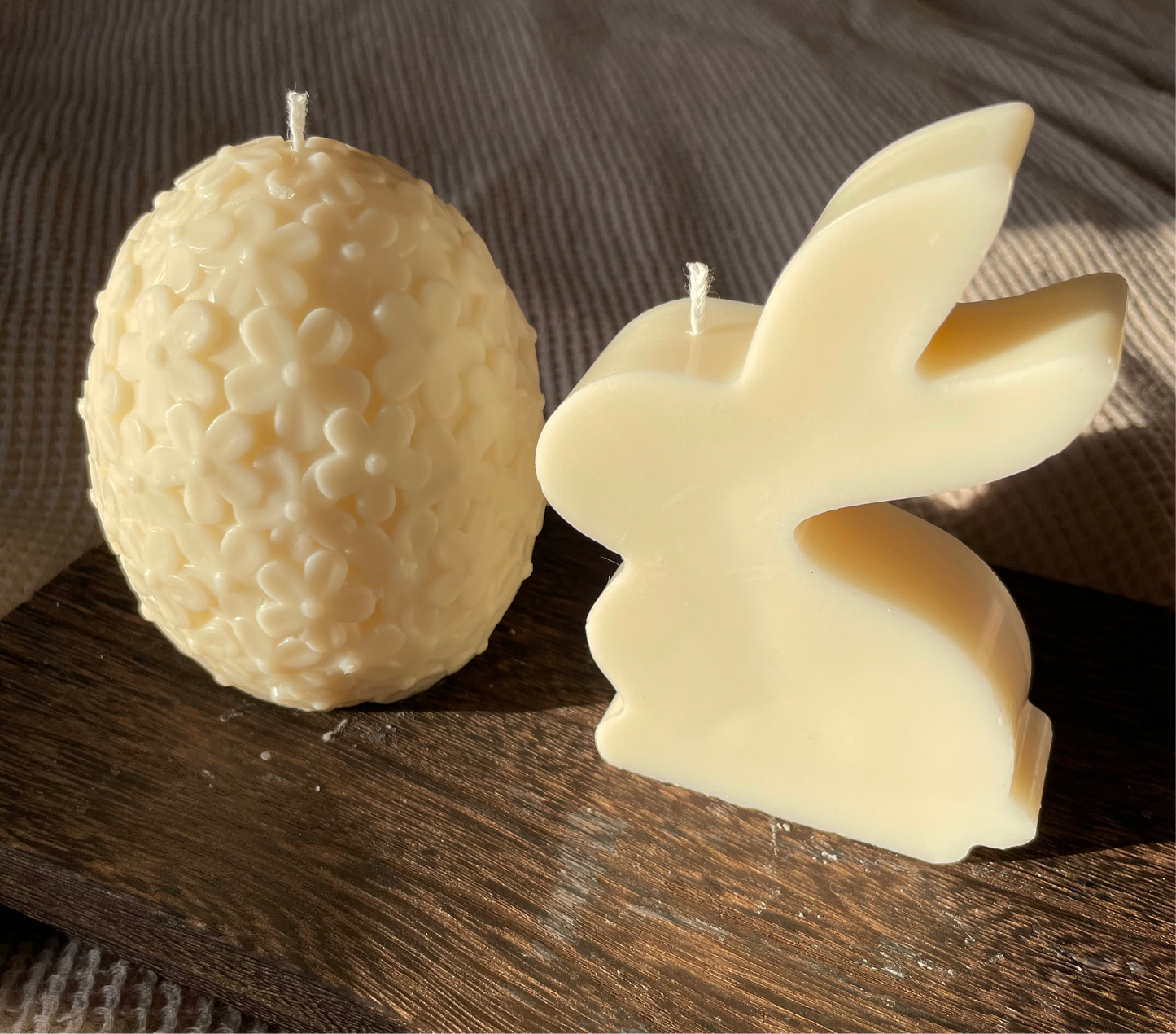 Easter Bunny & Egg Candle Gift Set