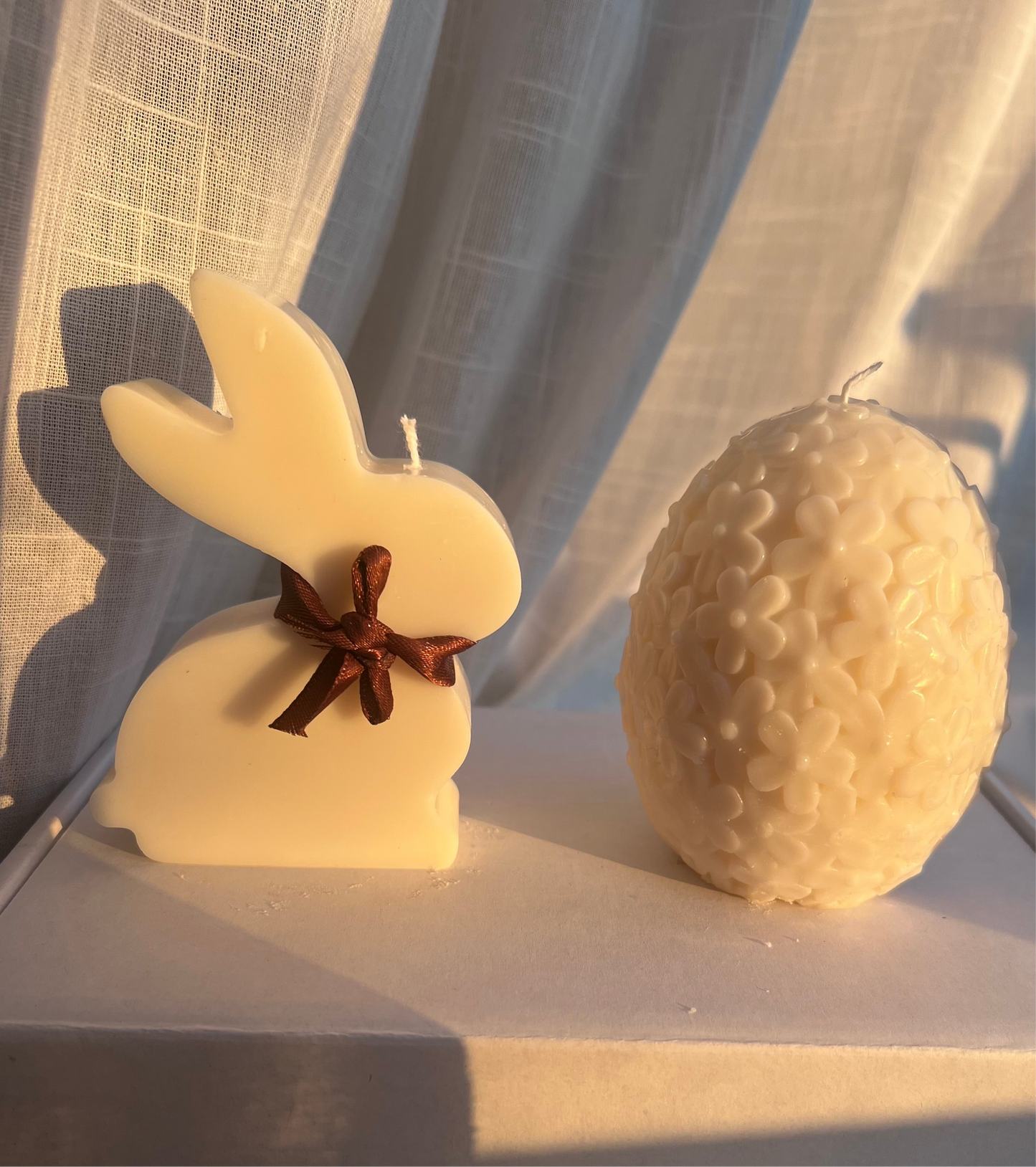Easter Bunny & Egg Candle Gift Set