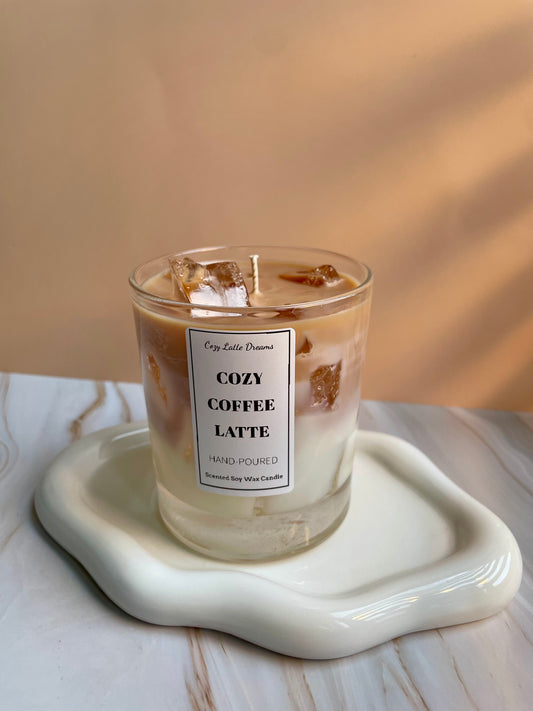 Cozy Coffee Latte Candle