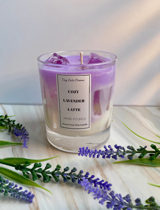 Cozy Lavender Latte Candle
